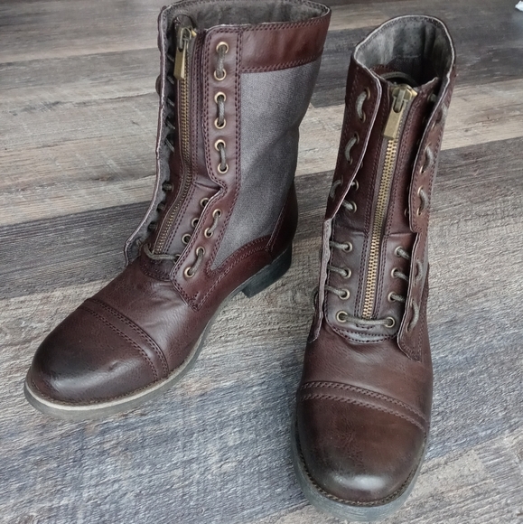 Steven Madden M-archer Combat Boots Sz 7M - Picture 4 of 11